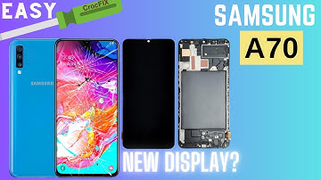Samsung Galaxy A70 - Replace cracked Screen - LCD Display