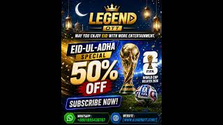 🎉 FIFA World Cup 2026 Best OTT Subscription 🔥#legendott #alhabibott #eidoffer #fifaworldcup
