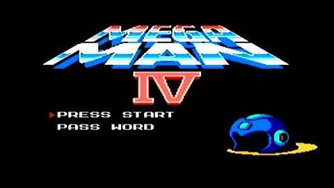 MegaMan IV - Opening & Title Screen (NES)