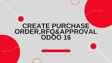 Create Purchase Order & FFQ dan Approval Odoo 16 [SIB x PT. Ctech ERP Indonesia]