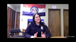 Columbia MO PD Chief Jil Schlulde live BooneCountyMuleskinners 25