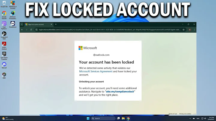 How To Fix Your Microsoft Account Has Been Locked - Easy Fix