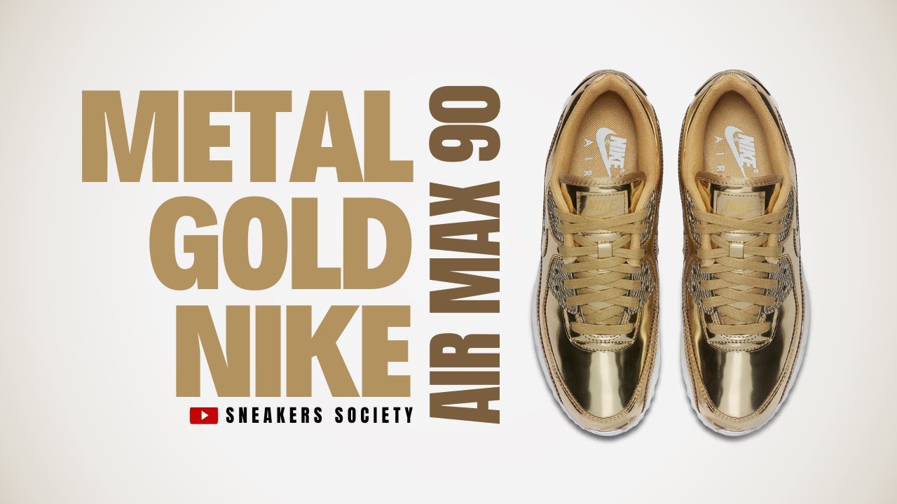 METAL GOLD 2026 Nike Air Max 90 | DETAILED LOOK + PRICE - YouTube