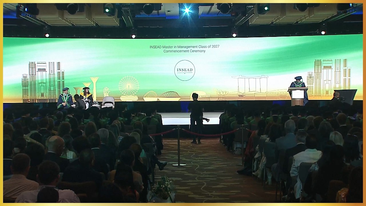 Faculty Awards at the INSEAD MIM'27 Commencement Ceremony
