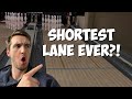 Bowling on the shortest lane ever