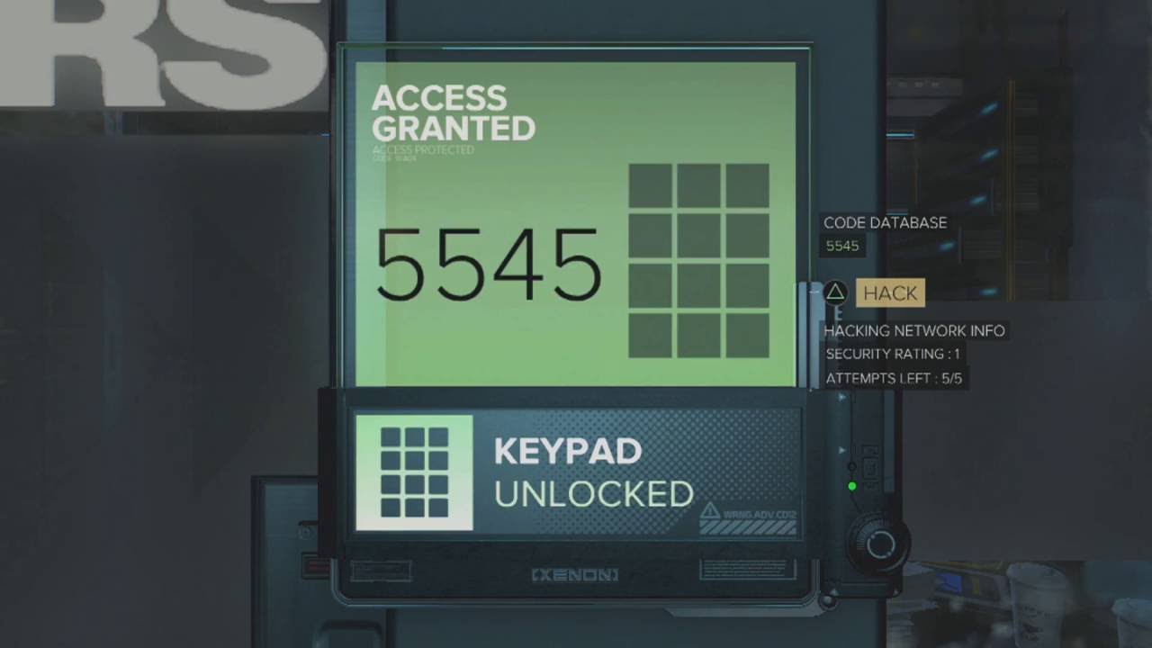 Deus ex area 51 codes