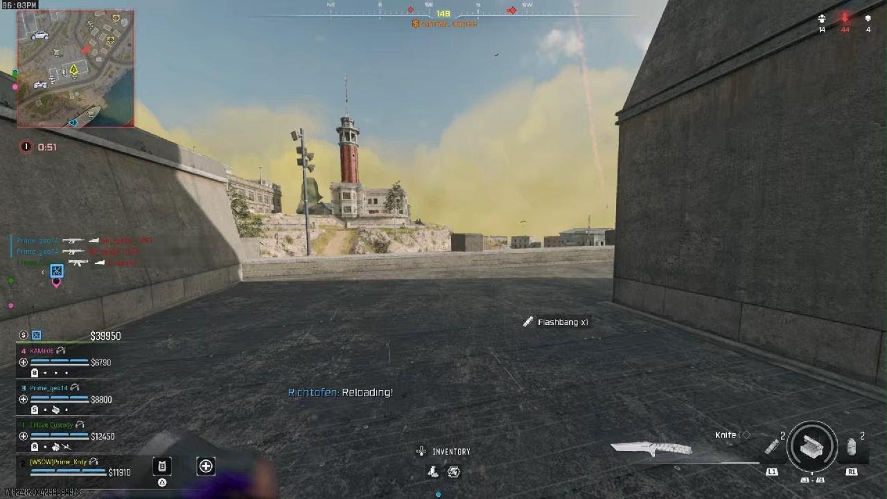 Playing wz with george