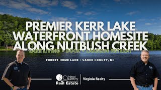 Lake Life Starts Here | Kerr Lake Homesite with Well & Dock Slip
