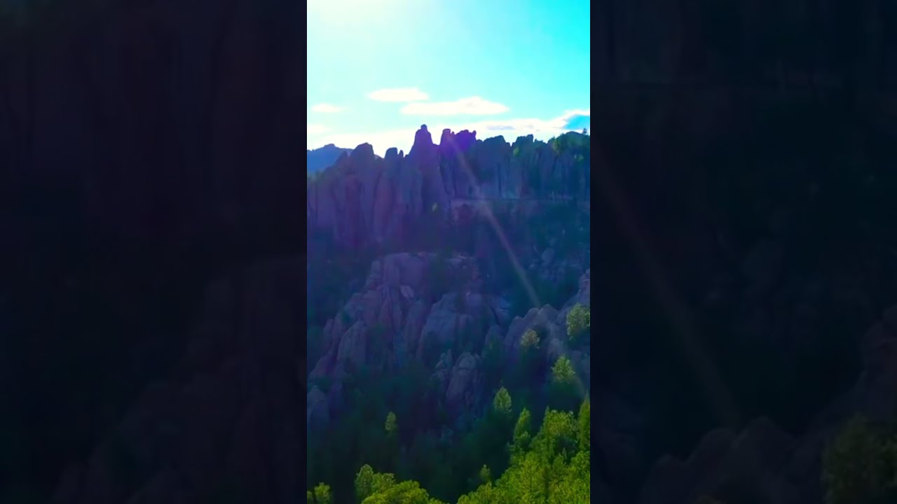 Needles Highway: South Dakota drone flight