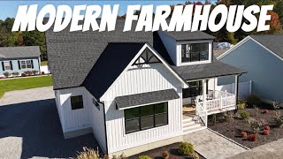 INCREDIBLY UNIQUE Farmhouse Tour!  Modular Model Home: Farmhouse II.  3 Bed, 2.5 Bath. 2,289 Sq. Ft.