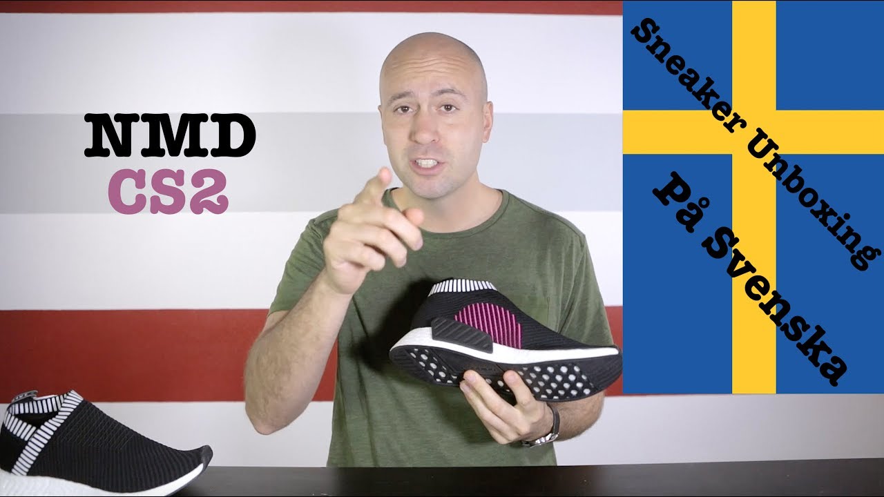 Sneaker Unboxing På Svenska (Swedish) -  Adidas NMD CS2 - Mr Stoltz 2017