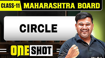 CIRCLE IN 1 SHOT | Maths | Class11th | Maharashtra Board