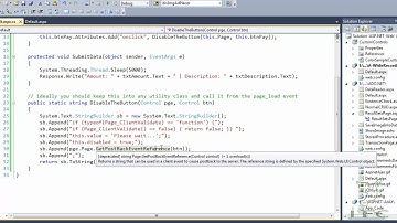 ASP.NET Button Tips and Tricks