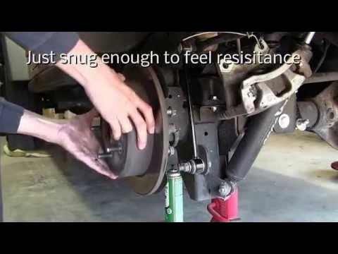 Jeep JK E-Brake Adjustment - YouTube
