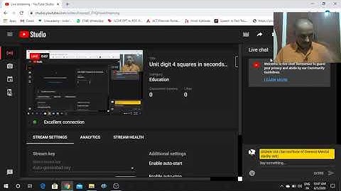 Unit digit 4 squares in seconds by Banda Ravipal Reddy