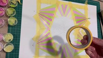 Work in Process, Acrylic Paint, hard-edge