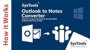 Eksporter Outlook PST-filer til NSF-format i batch