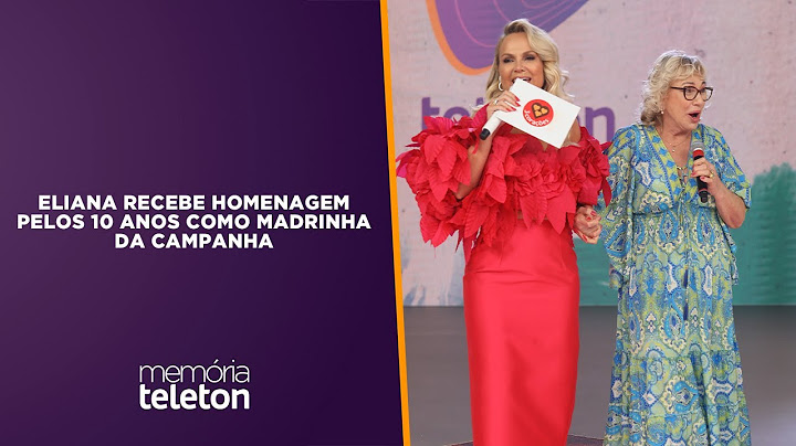 Teleton 2023 | Eliana recebe homenagem pelos 10 anos como madrinha da campanha