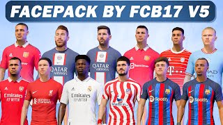 How To Install FacePack V5 By FCB17 For FIFA22 | TU17