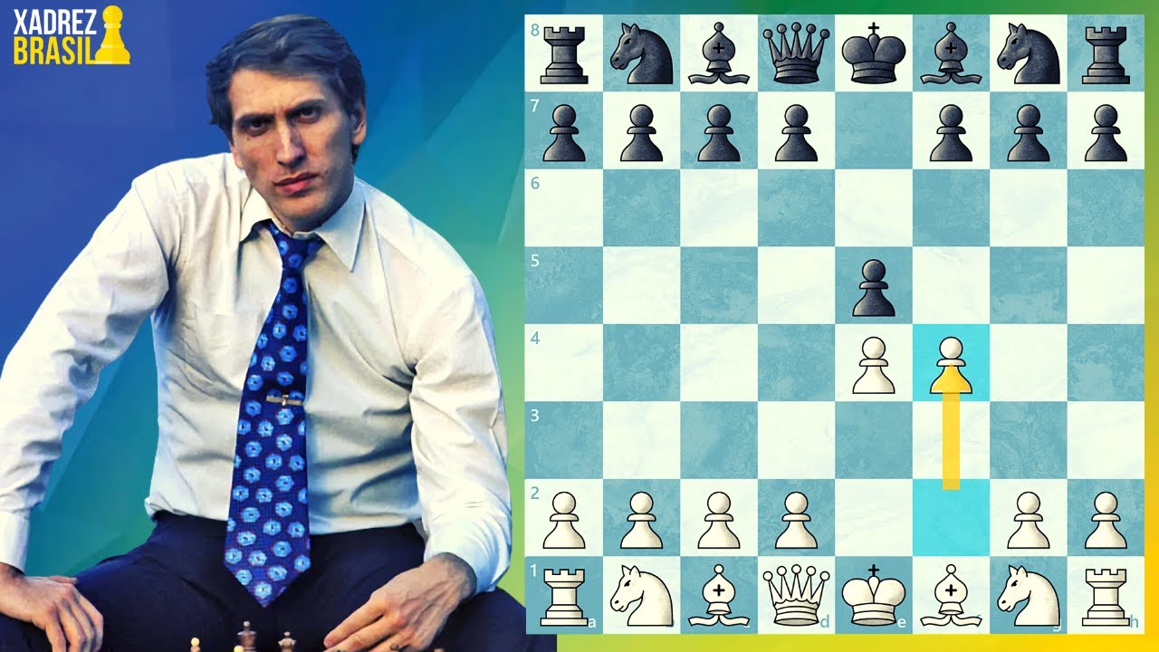 Bobby Fischer vai para o Gambito do Rei! Feliz aniversário Bobby! 