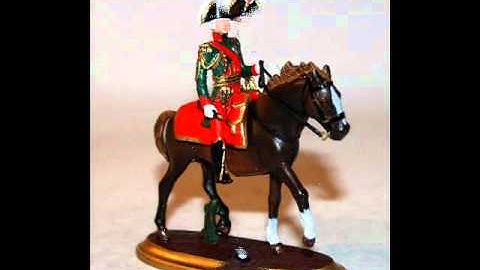 Cavalier en plomb de l