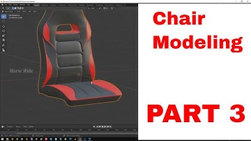 how to model a chair using blender tutorial beginner - Part 3