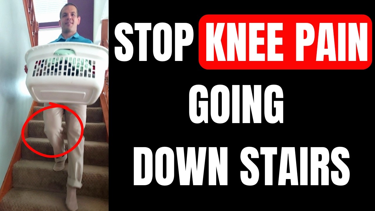 One Simple Exercise to Stop Knee Pain Going Down Stairs - YouTube