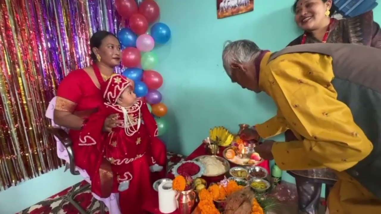 पास्नी गरिदै( Rice feeding ceremony ) २०८२/०८/११