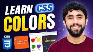 CSS Colors Tutorial for Beginners | Learn RGB, HEX, HSL and Color Names