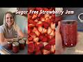 How to Make & Can SUGAR FREE Strawberry Jam From Ball® Home Canning