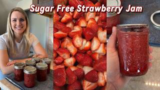 How to Make &amp; Can SUGAR FREE Strawberry Jam From Ball® Home Canning