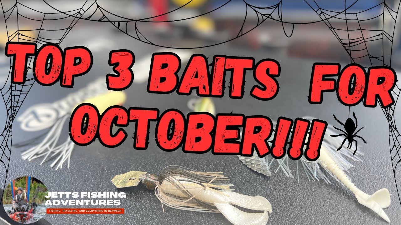 Top 3 Baits for October Bass Fishing!!! - YouTube