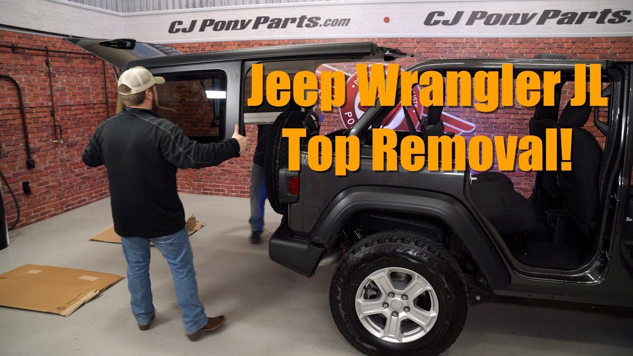JL Wrangler Hardtop Removal | Removing JL Wrangler Top | CJ Pony Parts