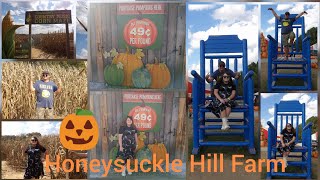 Pumpkin patch and corn maze // Vlog // Honeysuckle Hill Farm