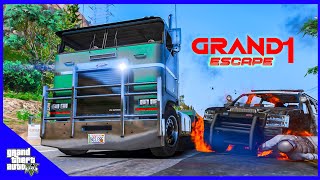 GTA 5 - Action movie | The truck (Grand escape 1) GTA V Machinima film