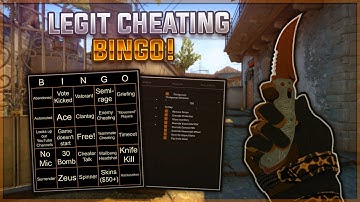 CSGO Legit Cheating Bingo 2! | ft. ChaosCS (vanitycheats.xyz)