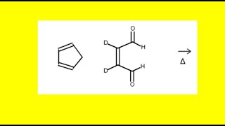 Draw one product structure for the following diels-alder reaction