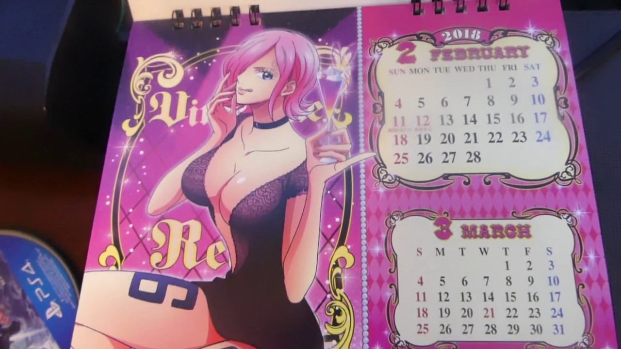 Pixel Effect Episode 44 One Piece Sexy Calendar 18 Quick Flipthrough Youtube