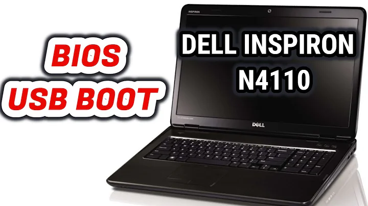 DELL INSPIRON N4110 BIOS AND EXTERNAL USB BOOT| SOLVED