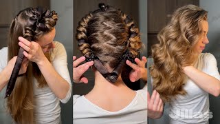 How To Curl Hair With Jillas Clic Compact 2.0 Curlers, Item