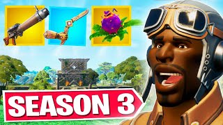 Fortnite SEASON 3 is HERE! (New MAP, Plants, Boomerangs and MORE)