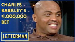 Charles Barkley's $1,000,000 Super Bowl Bet | Letterman