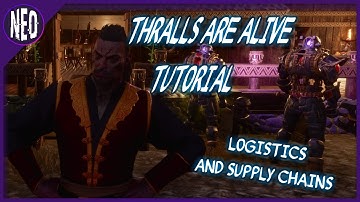 Conan Exiles Age of War - Thralls are alive 2023 tutorial -  Logistics System