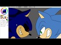 Sonic vs. Sonic.exe [SPEEDPAINT]