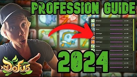 DOFUS - Best Way To Level Your Professions For Free In 2024!