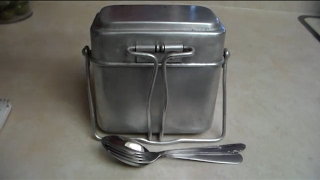 The M35 French Mess Kit With Israeli Markings: Review and Cooking Demo.