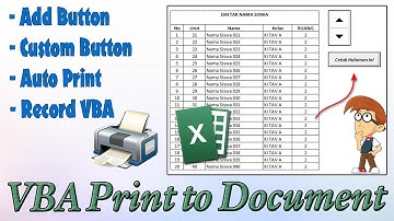 Record VBA, MEMBUAT TOMBOL CETAK PRINT OTOMATIS DI EXCEL