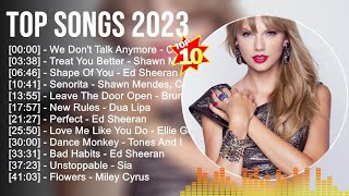 Top Songs 2023 💚 Rihanna, Sia, Justin Bieber, Tones And I, Dua Lipa, Miley Cyrus, Maroon 5