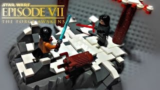 LEGO Star Wars The Force Awakens - Kylo Ren VS Finn & Rey MOC