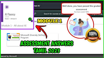 AI Fluency (module 1) All About AI Naanmuthalvan assessment answers💯 #naanmudhalvan